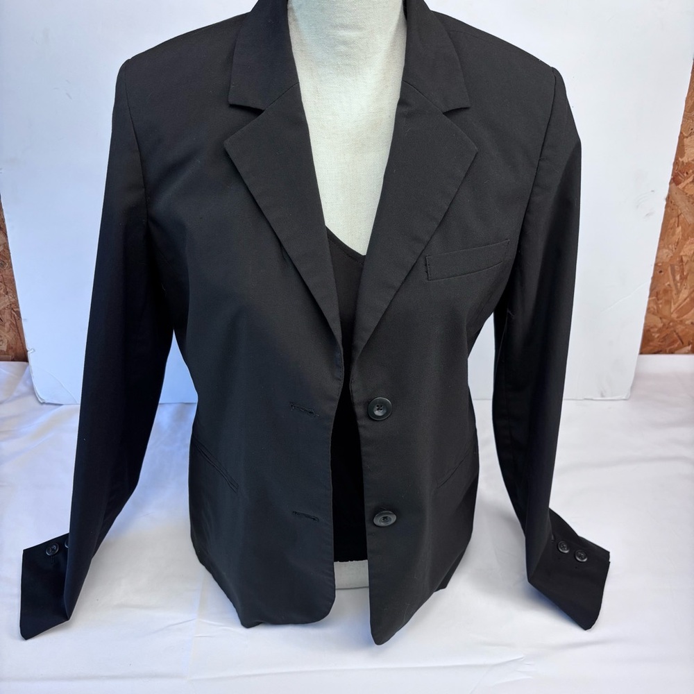 Attention Black Blazer Professional Suit Jacket. Size 8. Very nice.  Lined.